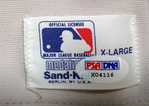 New York Yankees Spud Chandler Autographed Gray Jersey PSA/DNA #X04116