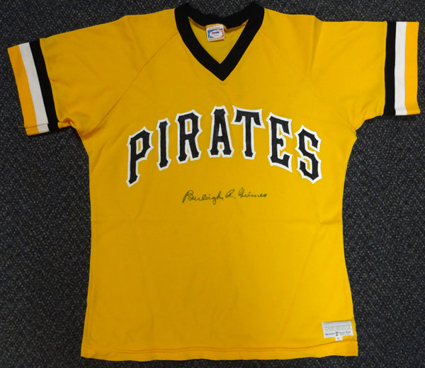 Pittsburgh Pirates Burleigh Grimes Autographed Yellow Jersey PSA/DNA #V93947