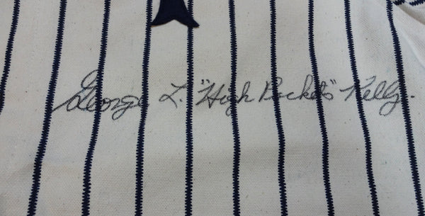 New York Giants George "High Pockets" Kelly Autographed White Jersey PSA/DNA #X04501