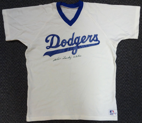 Los Angeles Dodgers Walter "Walt" Alston Autographed White Jersey "Smokey" PSA/DNA #W07513