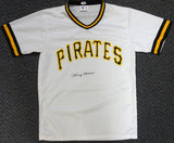 Pittsburgh Pirates Harvey Haddix Autographed Gray Jersey PSA/DNA #W20901
