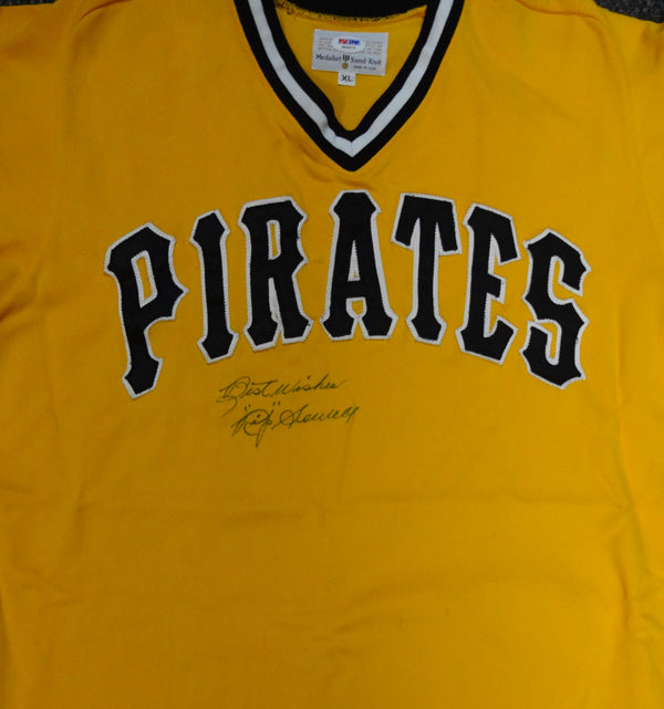 Pittsburgh Pirates Rip Sewell Autographed Yellow Jersey "Best Wishes" PSA/DNA #W06973