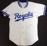 Kansas City Royals Dick Howser Autographed White Jersey PSA/DNA #W06971