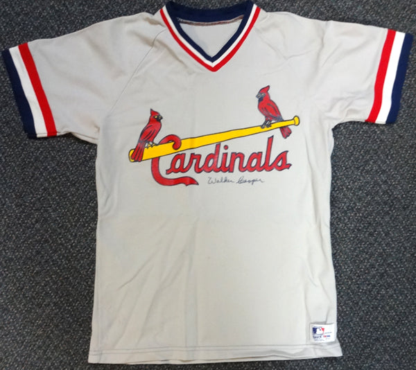 St. Louis Cardinals Walker Cooper Autographed Gray Jersey PSA/DNA #W07519