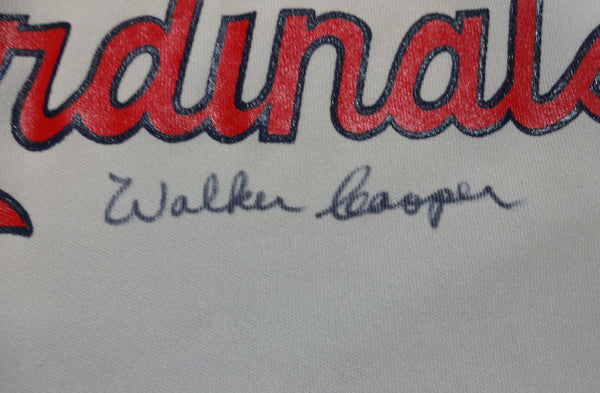 St. Louis Cardinals Walker Cooper Autographed Gray Jersey PSA/DNA #W07519
