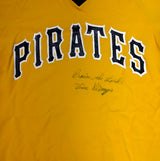 Pittsburgh Pirates Vince DiMaggio Autographed Yellow Jersey "Praise The Lord" PSA/DNA #W07962