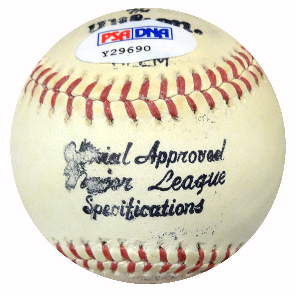 George Thomas Autographed Baseball Boston Red Sox "Best Wishes" PSA/DNA #Y29690