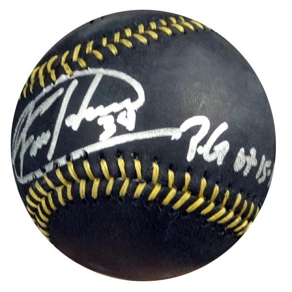 Felix Hernandez Autographed Official MLB Baseball Seattle Mariners "PG 8-15-12" MLB Holo Stock #61541