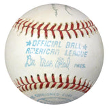 Hank Aaron & Others Autographed Official AL Baseball "Best Wishes" Vintage PSA/DNA #W05048