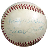 Mickey Mantle Autographed AL Cronin Baseball New York Yankees "Best Wishes" PSA/DNA #T01394