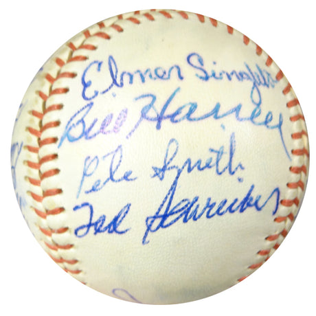 1962 Seattle Rainiers Team Signed Autographed Baseball With 21 Signatures Including Johnny Pesky SKU #102570