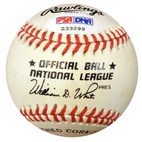 Mike Sandlock Autographed Official NL Baseball Brooklyn Dodgers PSA/DNA #Z33299