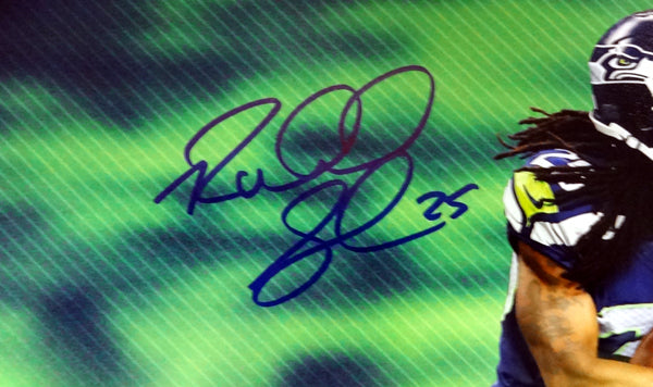 Richard Sherman Autographed 16x20 Photo Seattle Seahawks Legion of Boom RS Holo Stock #85974