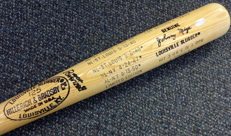 Johnny Mize Autographed Louisville Slugger Bat New York Yankees, St. Louis Cardinals "HOF 81" PSA/DNA #Y29057