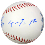 Munenori Kawasaki Autographed Official MLB Baseball Seattle Mariners, Toronto Blue Jays "4-7-12" PSA/DNA #4A45141