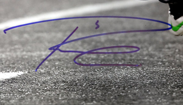 Russell Wilson Autographed Framed 16x20 Photo Seattle Seahawks Super Bowl RW Holo Stock #80882