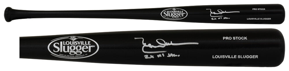 Leon Durham Signed Louisville Slugger Pro Stock Black Baseball Bat w/2x All Star