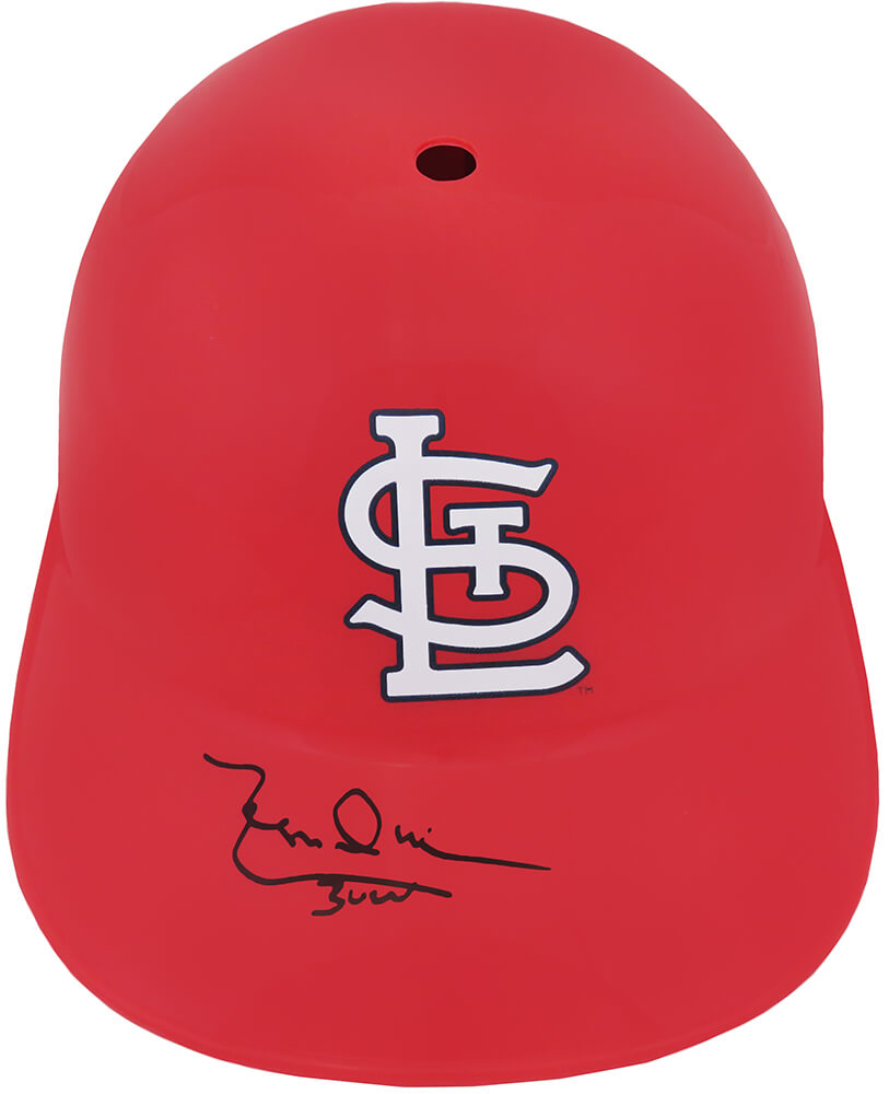 Leon Durham Signed St Louis Cardinals Souvenir Replica Batting Helmet w/Bull