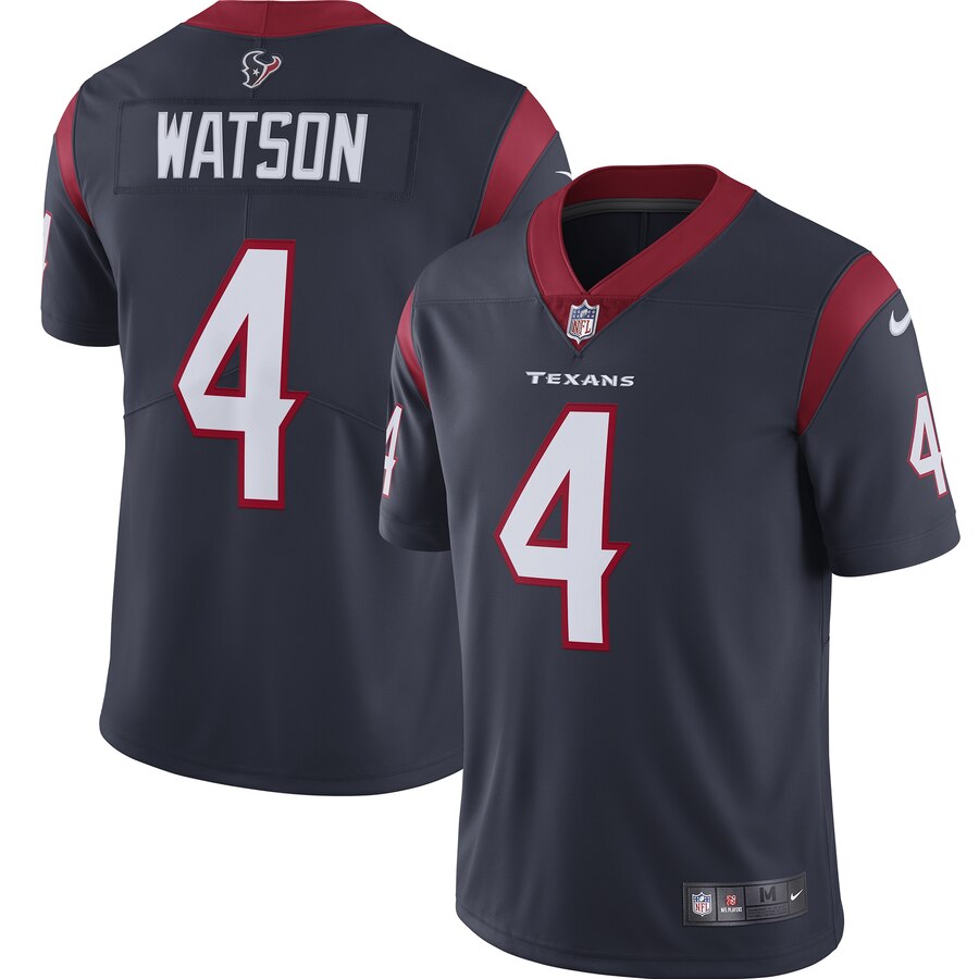 Deshaun Watson Unsigned Blue/White Nike Twill Houston Texans Jersey Size L SKU #159868