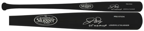 Jermaine Dye Signed Louisville Slugger Pro Stock Black Baseball Bat w/05 WS MVP