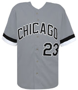 Jermaine Dye Signed Grey Custom Baseball Jersey