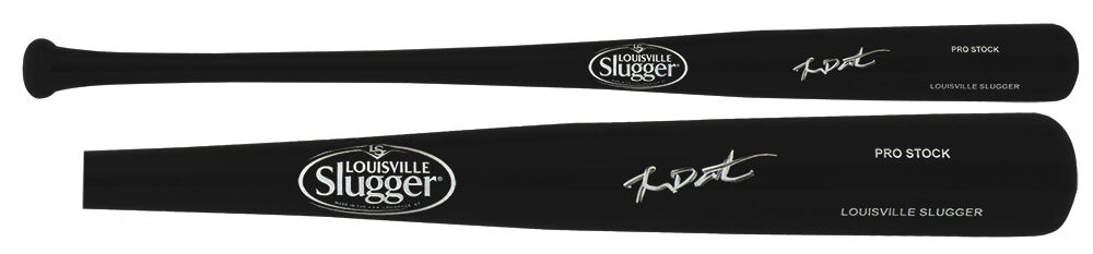 Lenny Dykstra Signed Louisville Slugger Pro Stock Black Baseball Bat