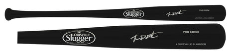 Lenny Dykstra Signed Louisville Slugger Pro Stock Black Baseball Bat