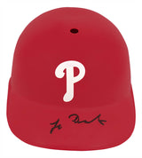 Lenny Dykstra Signed Philadelphia Phillies Replica Souvenir Batting Helmet