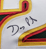 Seattle Supersonics Gary Payton Autographed Framed Green & Red Jersey Beckett BAS Stock #206947