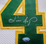 Seattle Supersonics Shawn Kemp Autographed Framed White Jersey MCS Holo Stock #206942