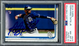 Fernando Tatis Jr. Autographed 2019 Topps Rookie Card #410 San Diego Padres PSA 8 Auto Grade Gem Mint 10 PSA/DNA #64992572