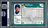 Ichiro Suzuki Autographed 2001 Topps Home Team Advantage Rookie Card #726 Seattle Mariners Auto Grade Mint 9 PSA/DNA #58767179