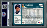 Ichiro Suzuki Autographed 2001 Topps Chrome Traded Rookie Card #T266 Seattle Mariners PSA 8 Auto Grade Gem Mint 10 PSA/DNA #61265875