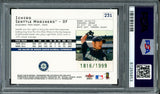 Ichiro Suzuki Autographed 2001 Fleer Premium Rookie Card #231 Seattle Mariners Auto Grade Gem Mint 10 #1816/1999 PSA/DNA #61265853