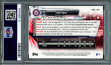 Juan Soto Autographed 2017 Bowman Draft Chrome 70th Refractor Rookie Card #BDC162 New York Yankees PSA 9 #124/200 PSA/DNA #61265694