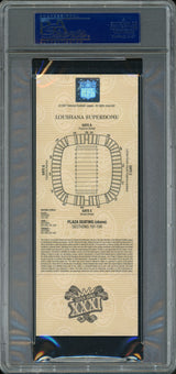 Desmond Howard Autographed Super Bowl XXXI 31 Ticket Green Bay Packers PSA 8 "SB XXXI MVP" Gold Variation PSA/DNA #20009947