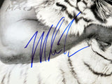 Mike Tyson Autographed 16x20 Photo With Tiger Beckett BAS Stock #206972