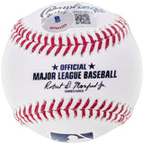 Francisco Alvarez Autographed Official MLB Baseball New York Mets Full Name Beckett BAS Witness Stock #207557