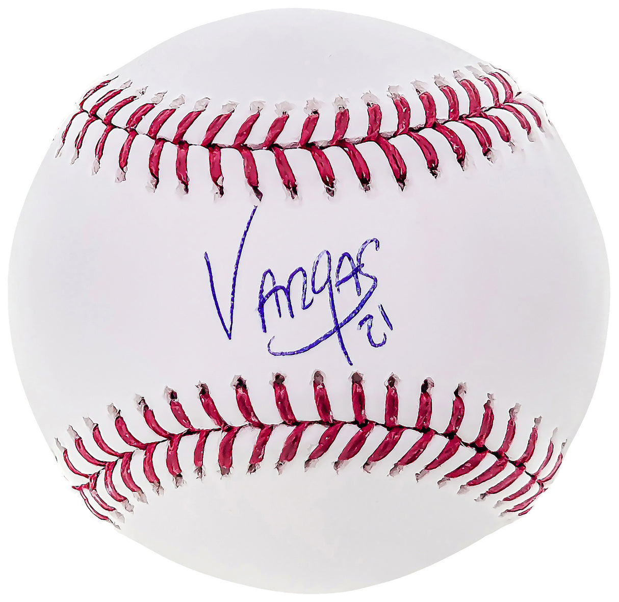 Miguel Vargas Autographed Official MLB Baseball Dodgers, White Sox Beckett BAS Witness Stock #207564
