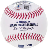 Miguel Vargas Autographed Official MLB Baseball Dodgers, White Sox Beckett BAS Witness Stock #207564