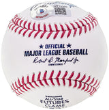 Miguel Vargas Autographed Official 2022 All Star Futures MLB Game Baseball Dodgers, White Sox Full Name Beckett BAS Witness Stock #207565