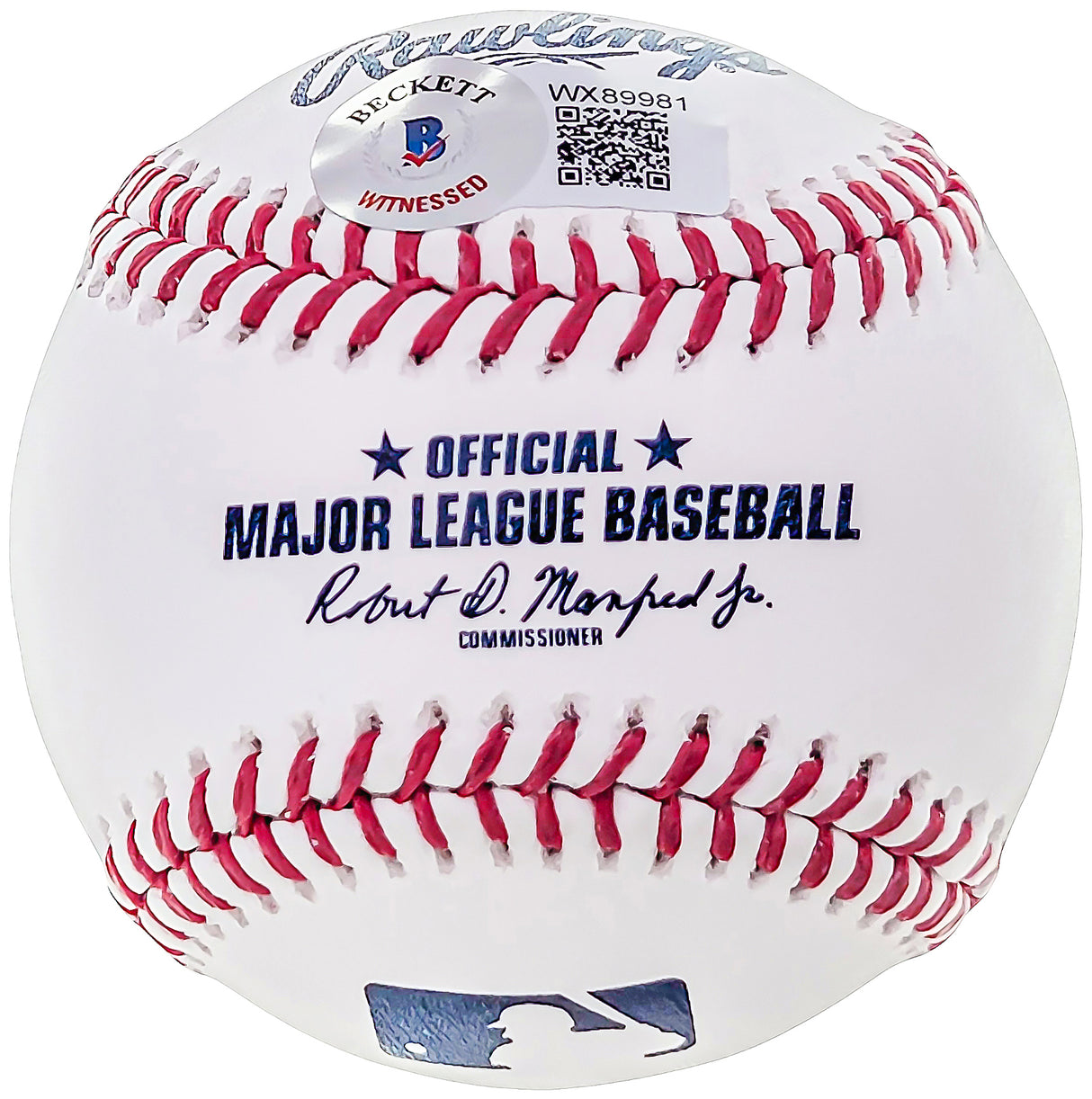 Bobby Witt Jr. Autographed Official MLB Baseball Kansas City Royals Beckett BAS Witness Stock #207570