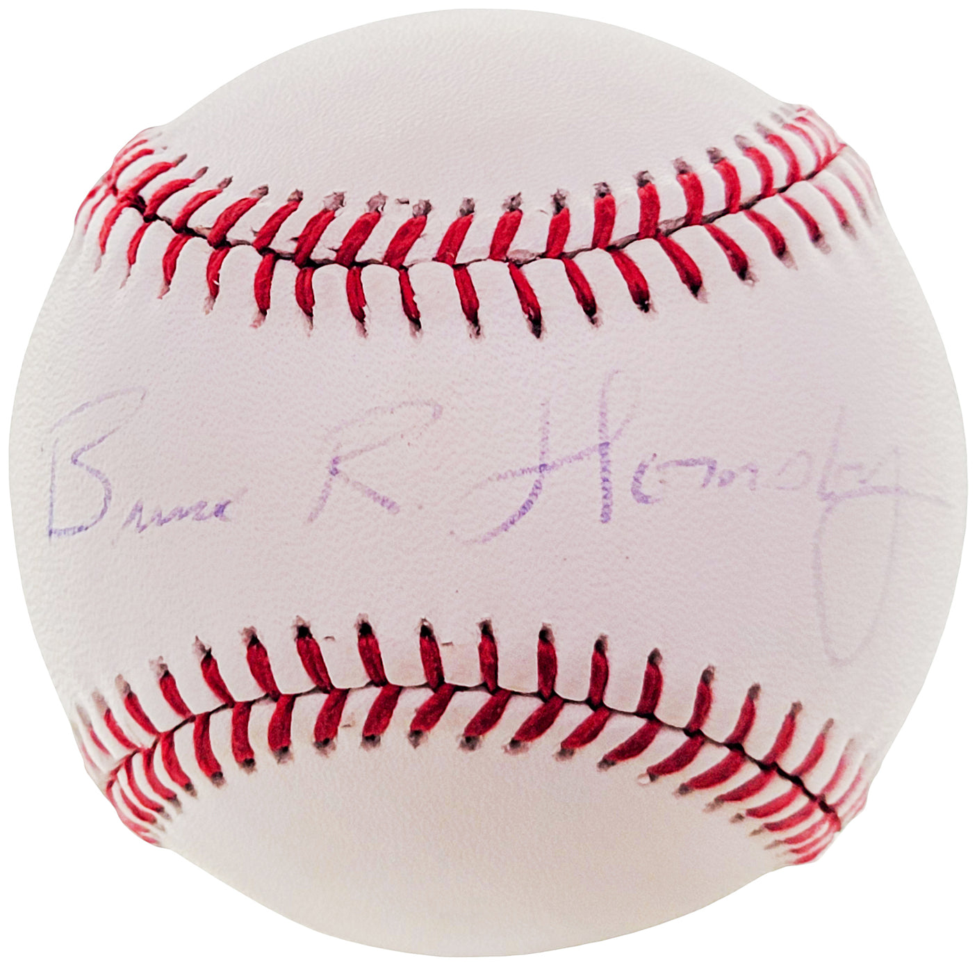 Bruce Hornsby Autographed Official AL Baseball Singer Beckett BAS #BF23005