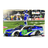 Daniel Suárez Signed NASCAR 2024 Atlanta Win Celebration 20x32 Gallery Wrapped Photo on SpeedCanvas (Suárez COA)