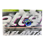 Daniel Suárez Signed NASCAR 2024 Atlanta Win Celebration 20x32 Gallery Wrapped Photo on SpeedCanvas Inscribed "2024 Atlanta .003" (Suárez COA)