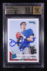 Daniel Jones Signed 2019 Donruss Rated Rookie Buffalo Bills 