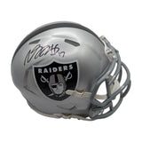 Davante Adams Signed Authentic Las Vegas Raiders Mini Helmet NFL