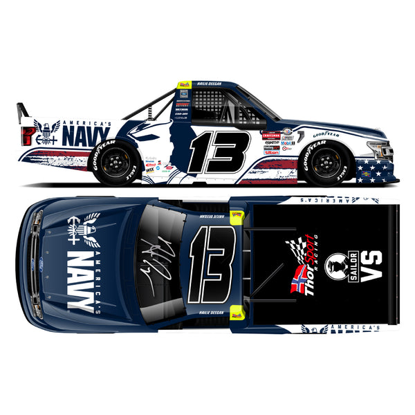 Exclusive | PRE-ORDER Hailie Deegan Signed America’s NAVY 2023 F150 ARC - 1:24 Diecast Car | Truck (Deegan COA)