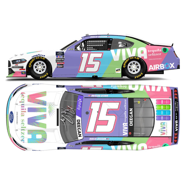 Exclusive | PRE-ORDER Hailie Deegan Signed Viva Xfinity 2023 - 1:24 Diecast Car (Deegan COA)