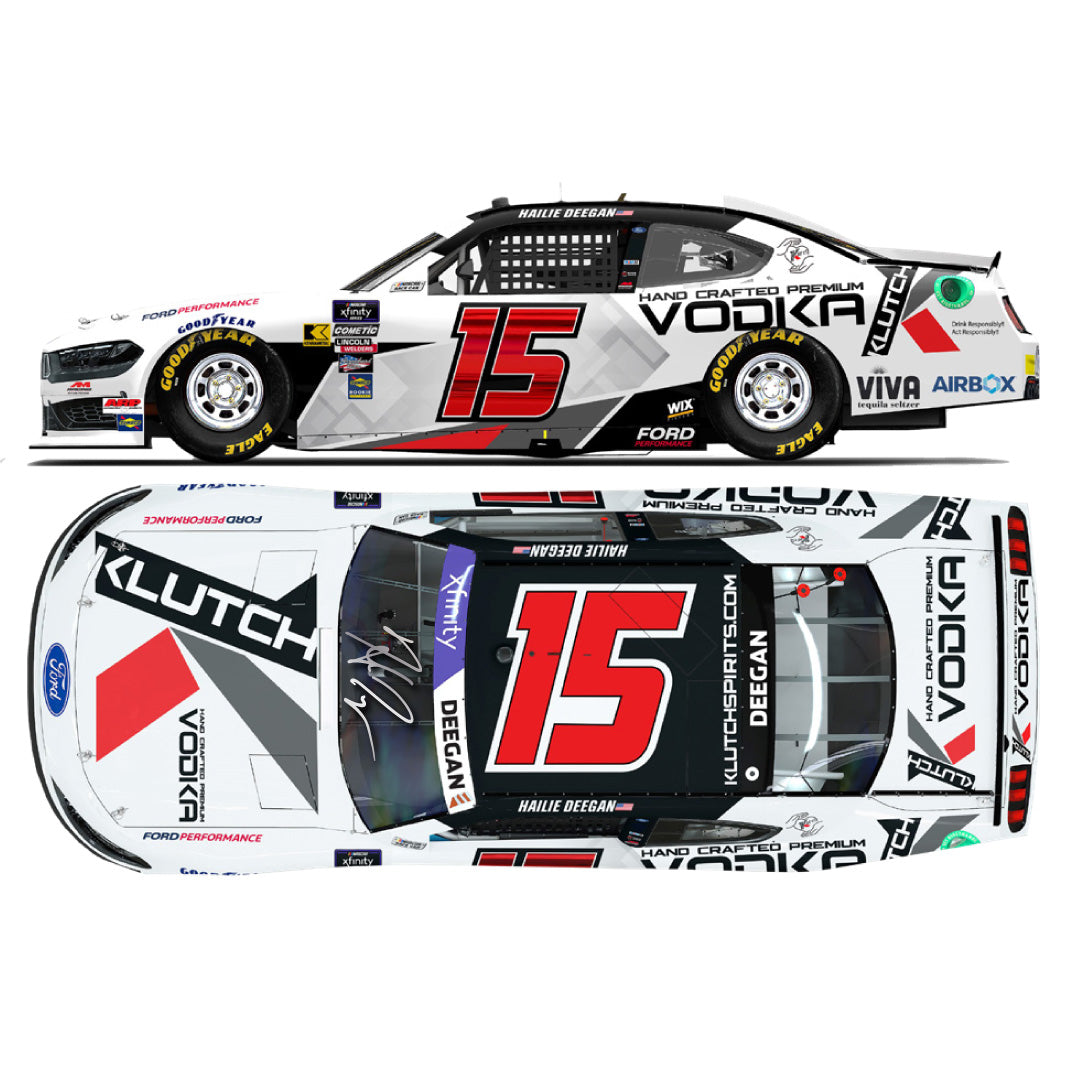Hailie Deegan Signed Xfinity 2024 Klutch Vodka Diecast Car (Pre-Order)